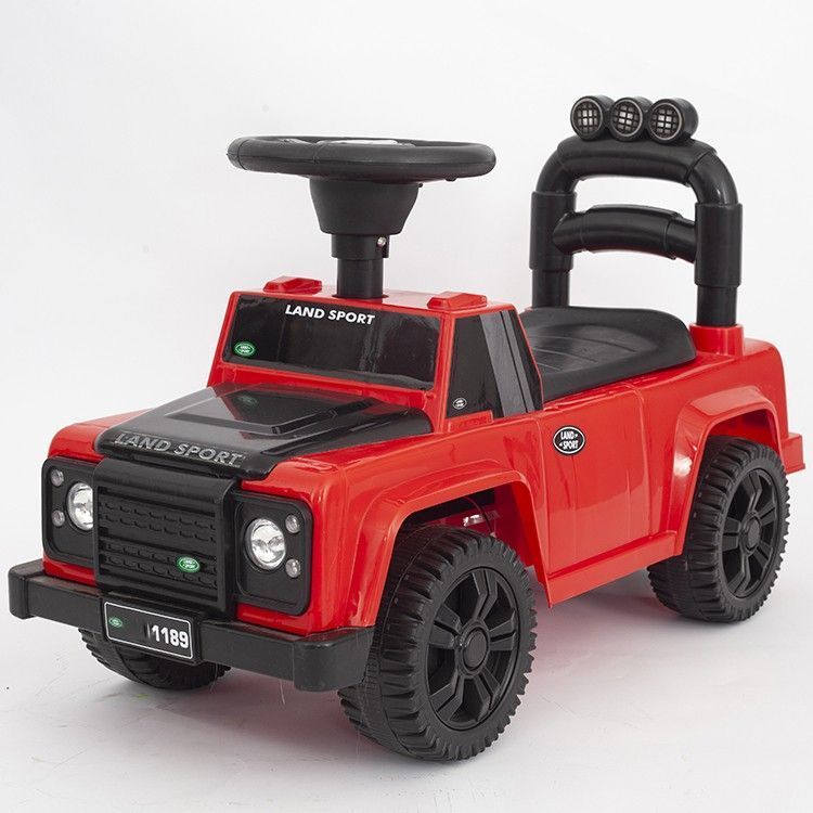 Correpasillos Land Rover Empuje Manual Luces y Sonidos Rojo-1