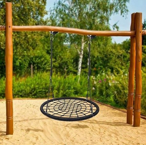 Columpio Vestibular Circular 100cm Autismo Tea Negro-2