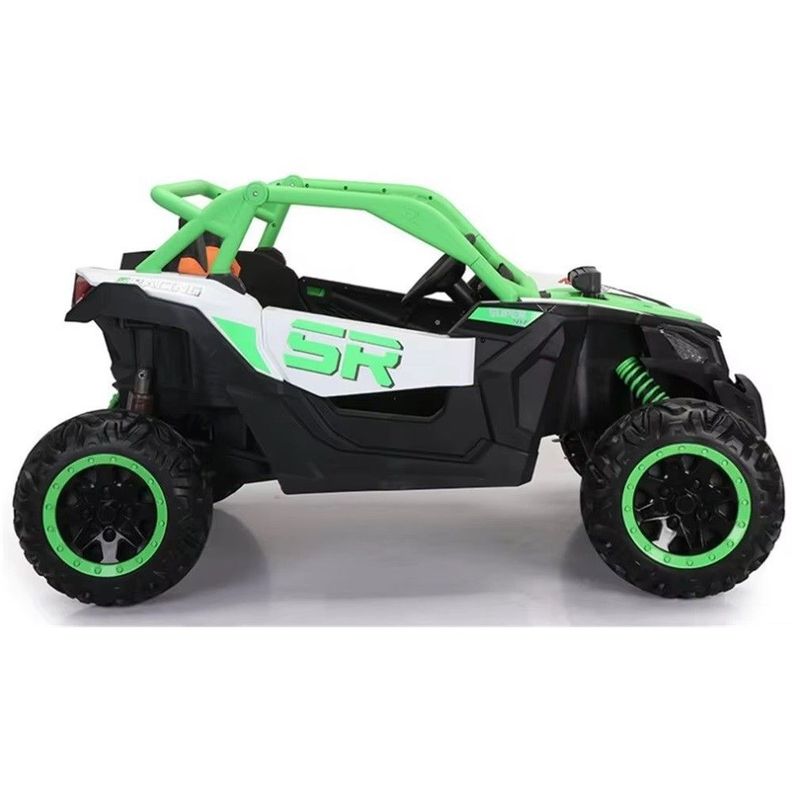 Rally Todo Terreno Verde 4x4 Auto Batería Control Remoto-2
