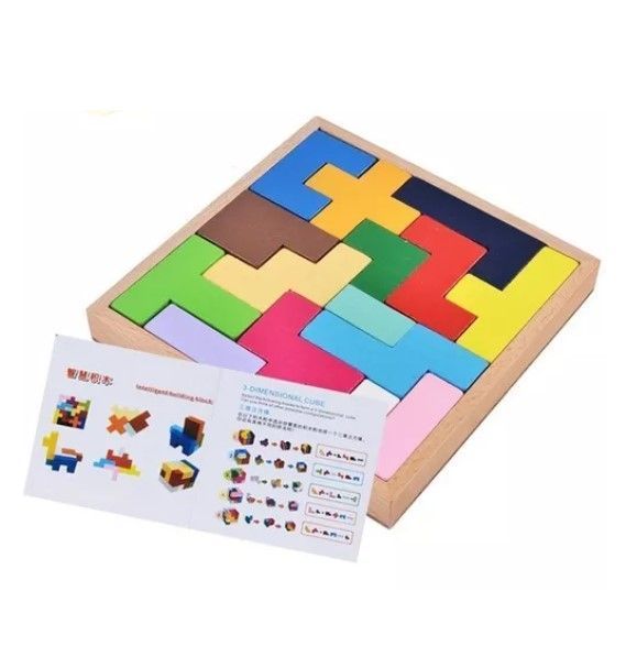Juego Didáctico Madera Cubo Puzzle Montessori-1
