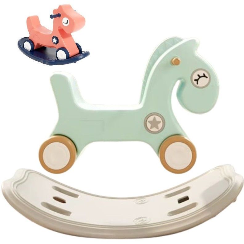 Balancin Correpasillos Bebe 2 en 1 Caballito Celeste