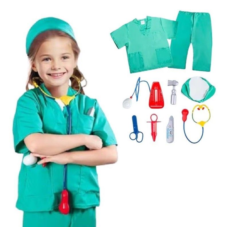 Disfraz y Accesorios Médico Cirujano-0