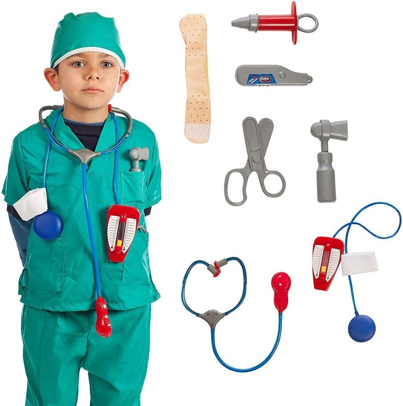 Disfraz y Accesorios Médico Cirujano-5