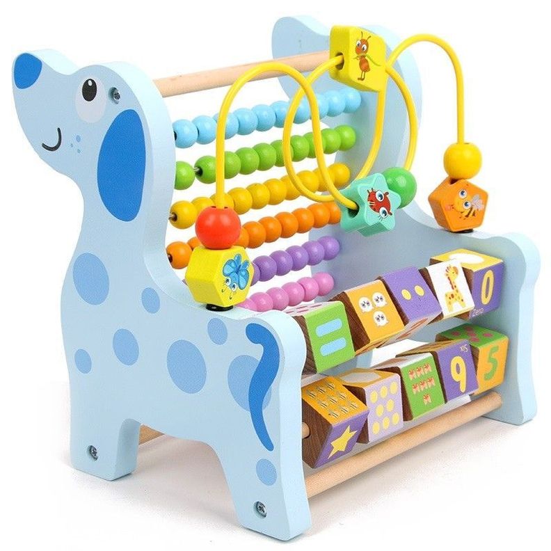 Juego Didactico Madera Abaco Pronosupinador Bloques Zk-132