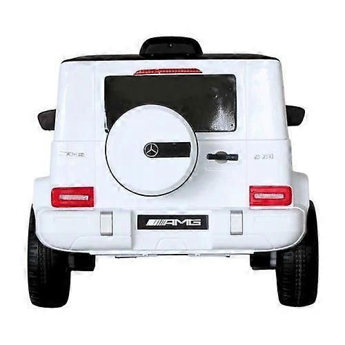 Mercedes Benz Grande Blanco Auto Eléctrico Infantil Tracción-1