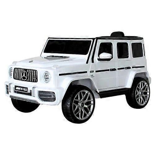 Mercedes Benz Grande Blanco Auto Eléctrico Infantil Tracción-5