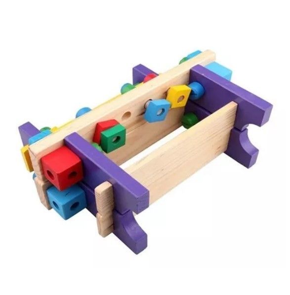 Juego Madera Set Herramientas Banco Carpintería Xk-102-1