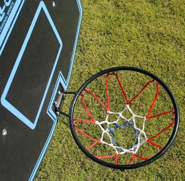 Aro Basketball Pedestal Altura Ajustable 45 cm Negro-1