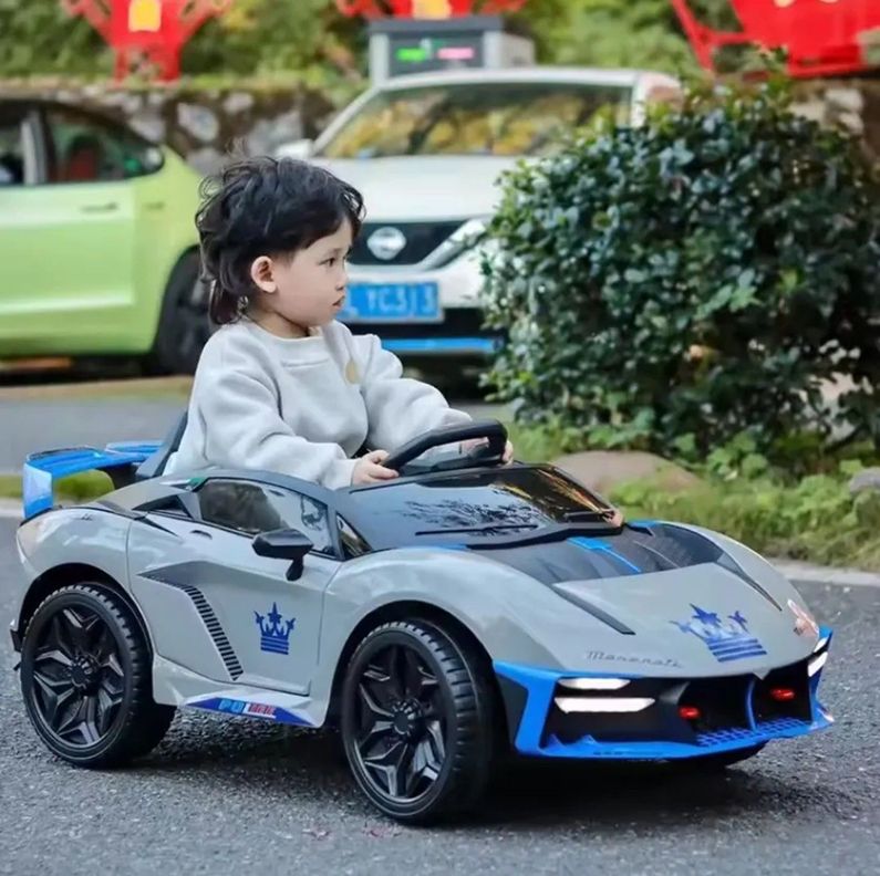 Maserati Deportivo Gris Auto Bateria Infantil Control Remoto-3