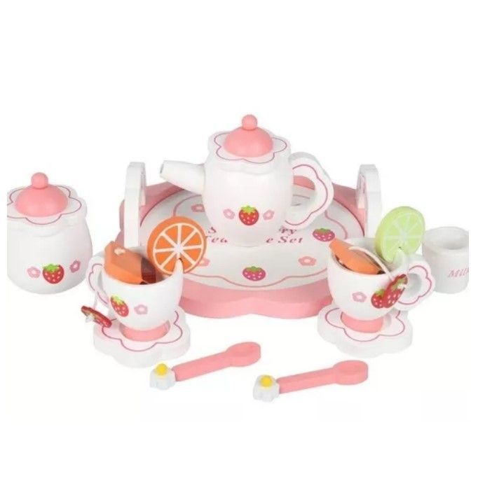 Juego Madera Set Te Tetera Tacitas Montessori