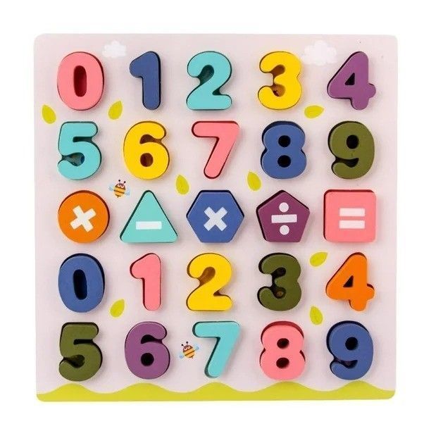 Juego Didactico Matematico Madera Numeros y Operaciones