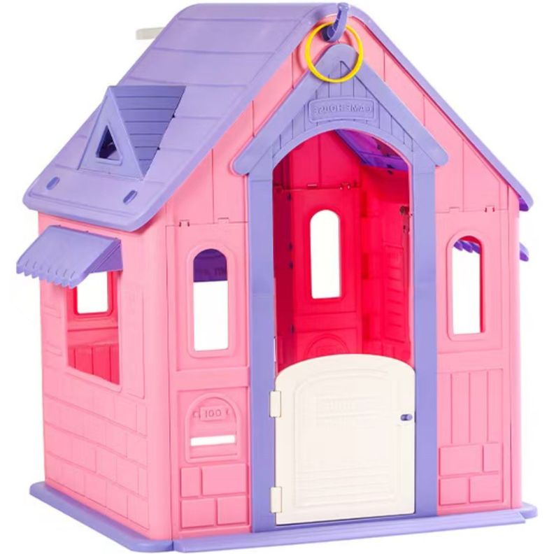 Casa de Juegos Multifuncion Rosada