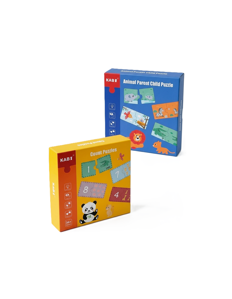 Juego Didactico Puzzles Asociaciones 2 Cajas Montessori