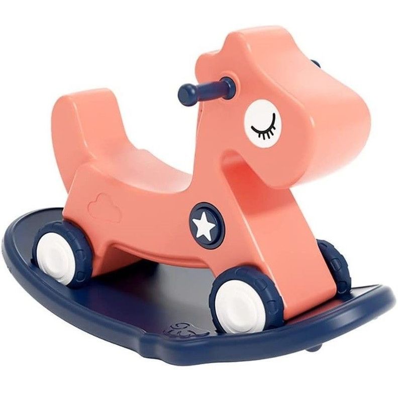 Correpasillos Bebe 2 en 1 Caballito Rosado