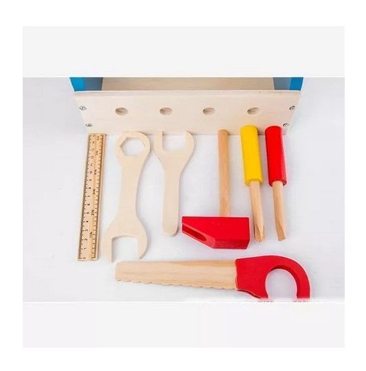Juego Madera Set Herramientas Caja Xk-103 Oso-1
