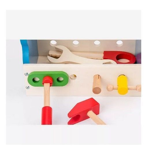 Juego Madera Set Herramientas Caja Xk-103 Oso-3