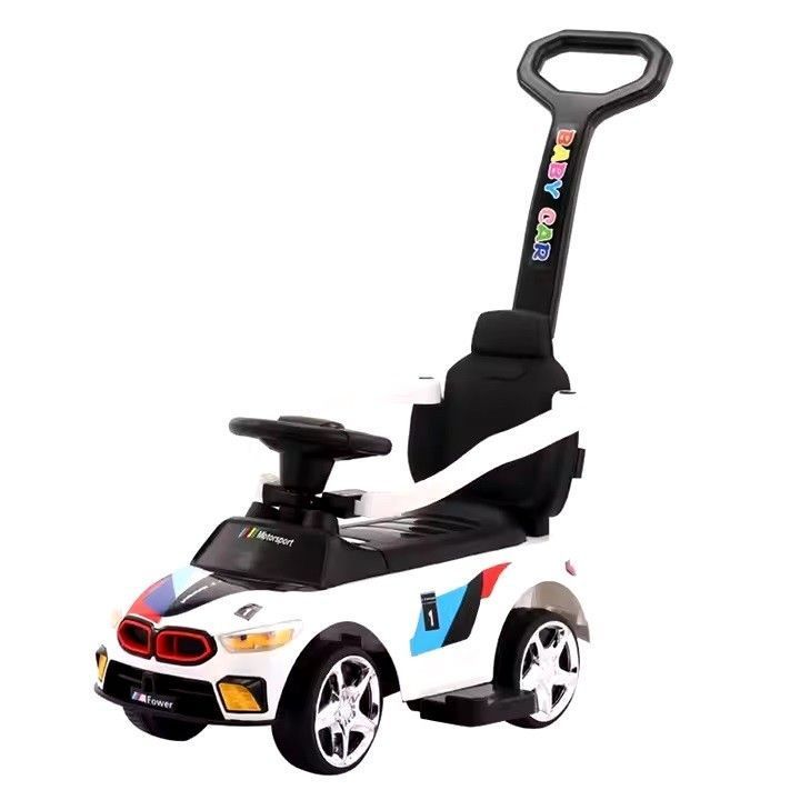 Correpasillos BMW Deportivo Empuje Manual Luces y Sonidos Blanco-0