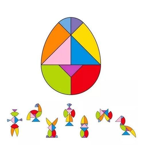 Juego Didáctico Madera Puzzles Tangramas 6 en 1-3