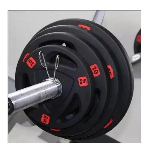 Par Discos 10 Kg Asas Olímpico Acero Pu-1