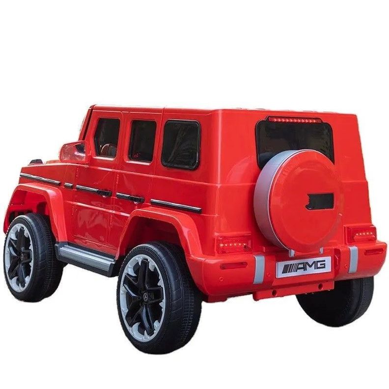 Mercedes Benz Grande Rojo Auto Eléctrico Infantil Tracción-1