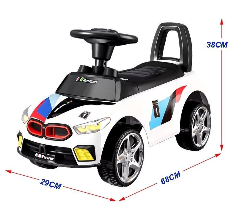 Correpasillos BMW Deportivo Luces y Sonidos Blanco-1