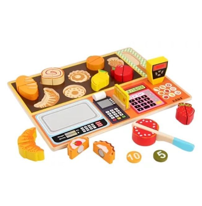 Juego Madera Encaje Set Almacén Montessori-0