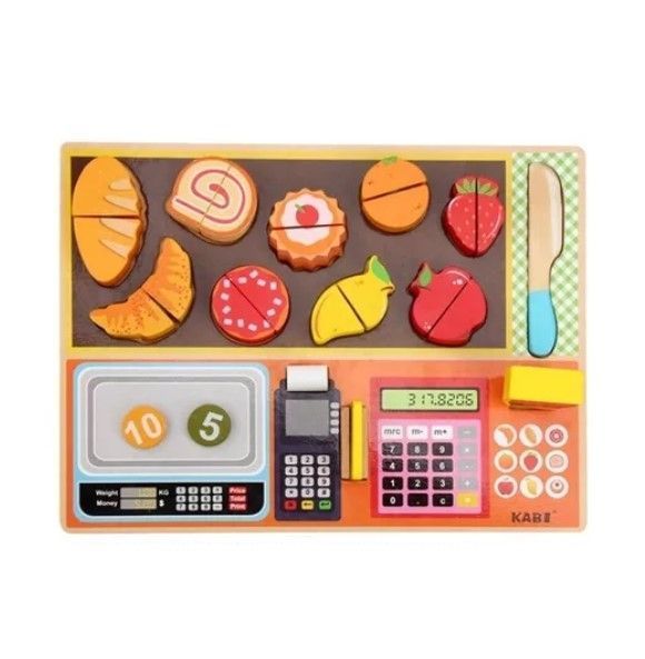 Juego Madera Encaje Set Almacén Montessori-1