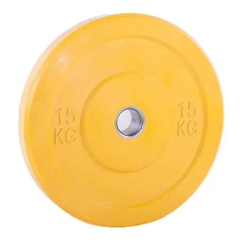 Disco Bumper Pesa Olimpico Pu Goma 15 Kg