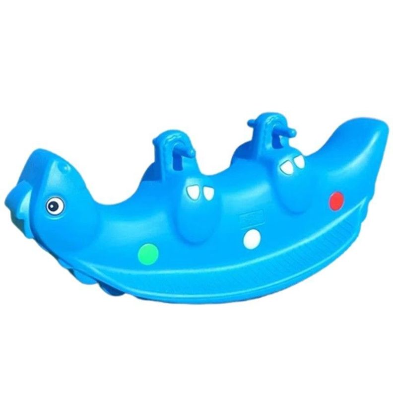 Balancin Doble Dino Colores Azul
