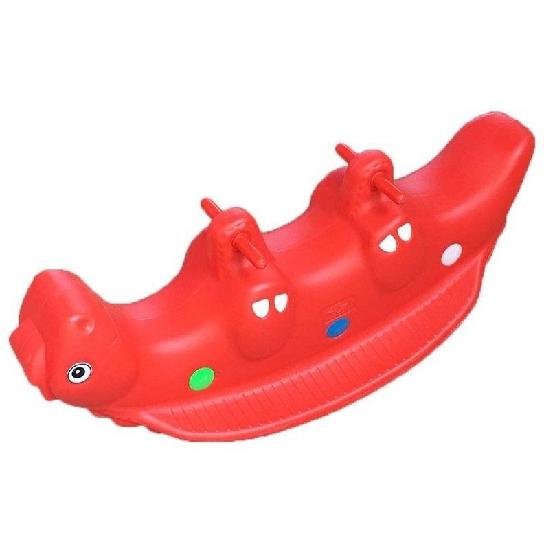 Balancin Doble Dino Colores Rojo