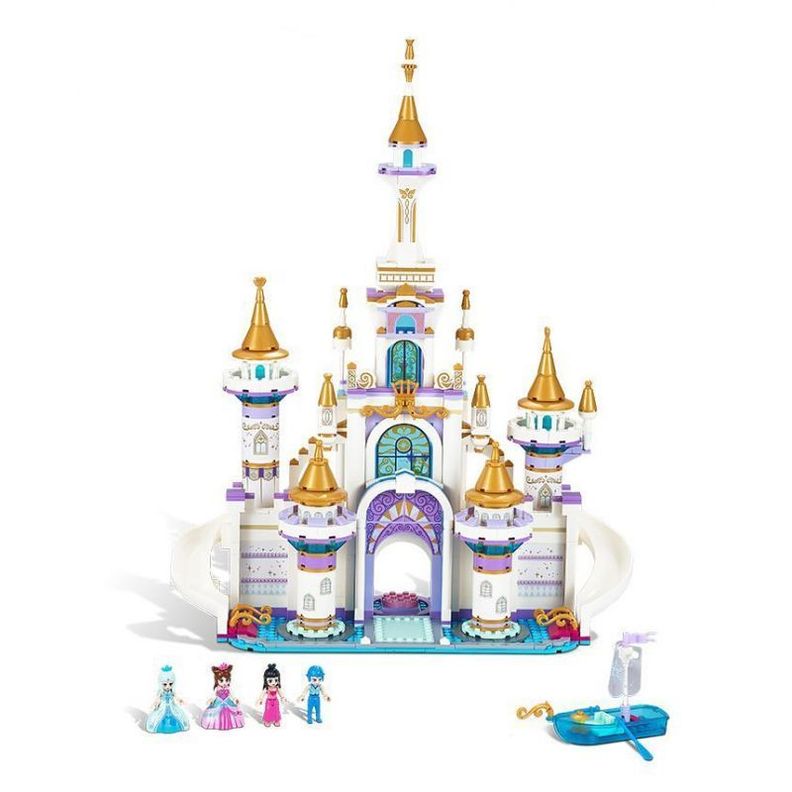 Castillo Princesa Bote Friends Bloques Construcción-1