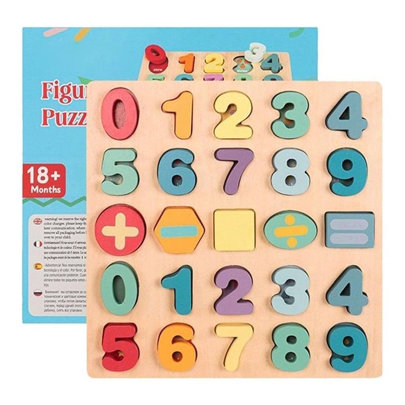 Juego Didactico Matematico Madera Numeros y Operaciones Kabi