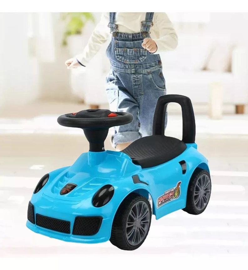 Correpasillos Auto Porshe Compacto Azul-1