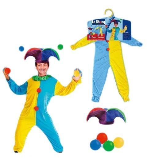 Disfraz y Accesorios Payaso Bufón-0