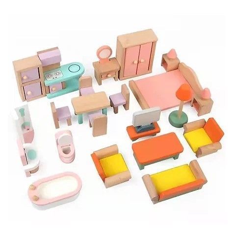 Set 24 Muebles Casa de Muñeca-0