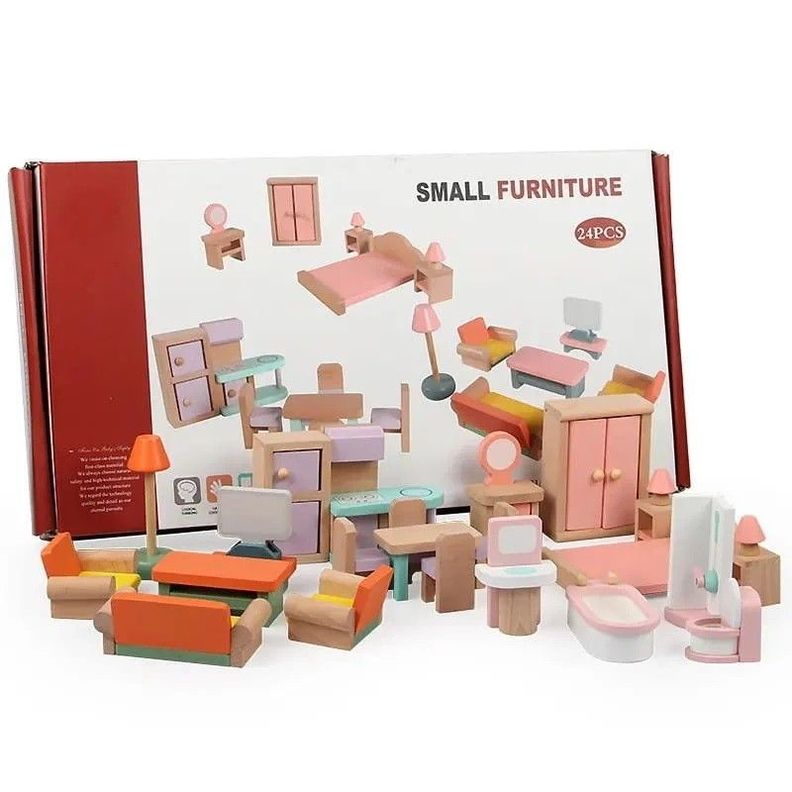Set 24 Muebles Casa de Muñeca-2