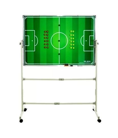 Pizarra Táctica Magnética Fútbol Con Atril Móvil-0