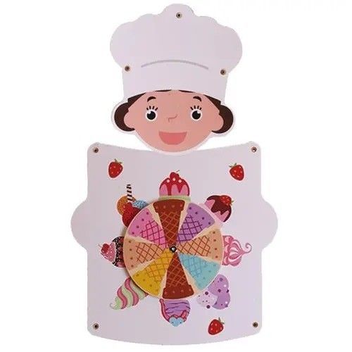 Juego Pared Madera Diseno Heladera Blanco