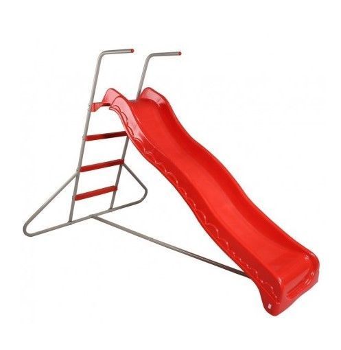 Resbalin Tobogan Ondas Metal Plastico Rojo