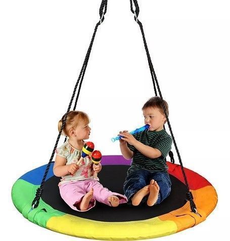 Columpio Nido Circular 100cm Tela Autismo Tea-0