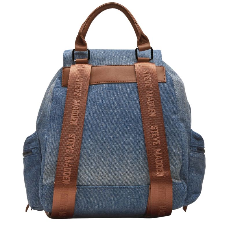 Mochila Solly Steve Madden Denim Fabric-4