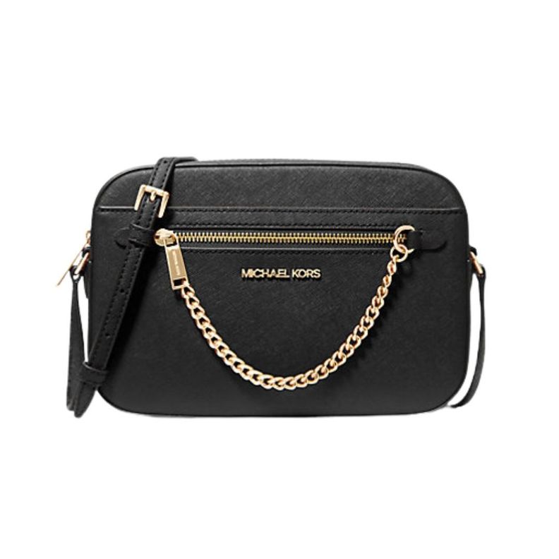 Crossbody Michael Kors Jet set Chain Negro