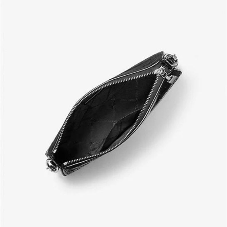 Cartera Michael Kors Pochette mediano cuero black de hombro-2