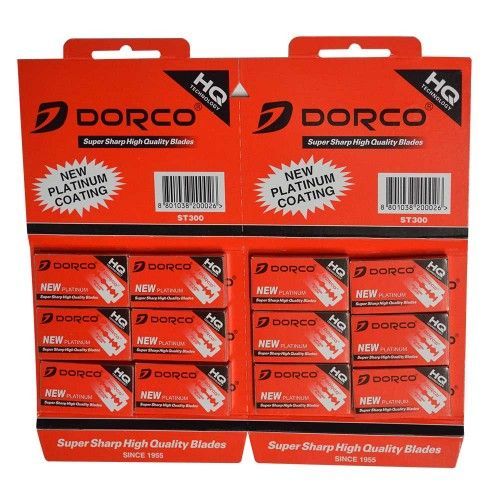 Cuchillas De Afeitar Dorco Originales St300 (360 Hojas)-0