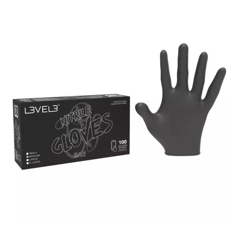 Guantes Profesionales De Nitrilo - Paquete De 100-0
