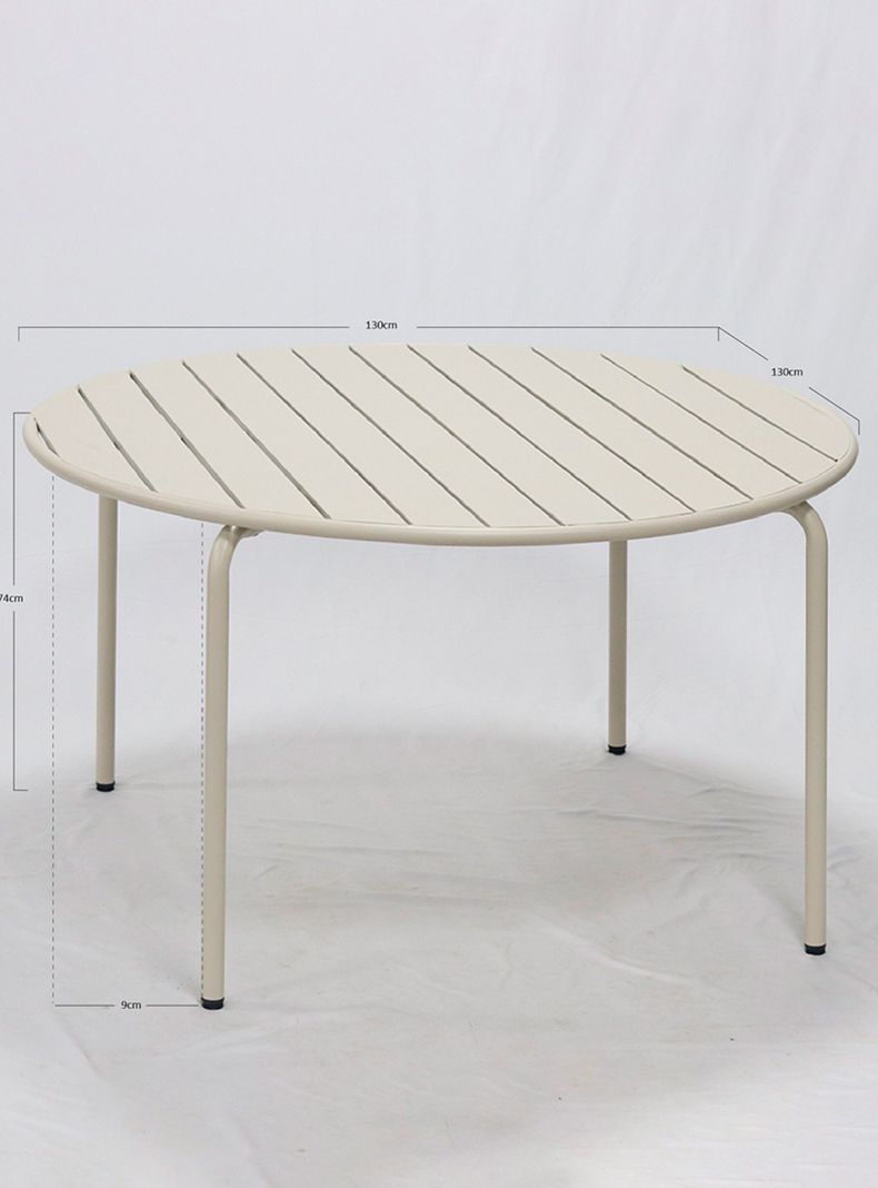 Mesa De Comedor Calpe Redonda Ivory-3