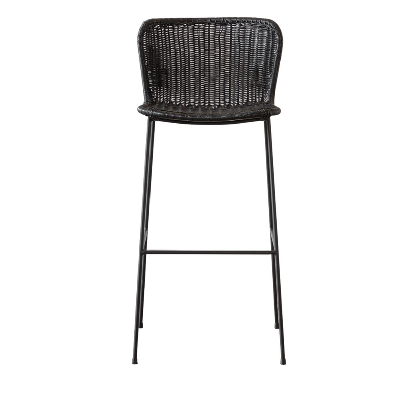 Taburete Golfet Negro Alto-0