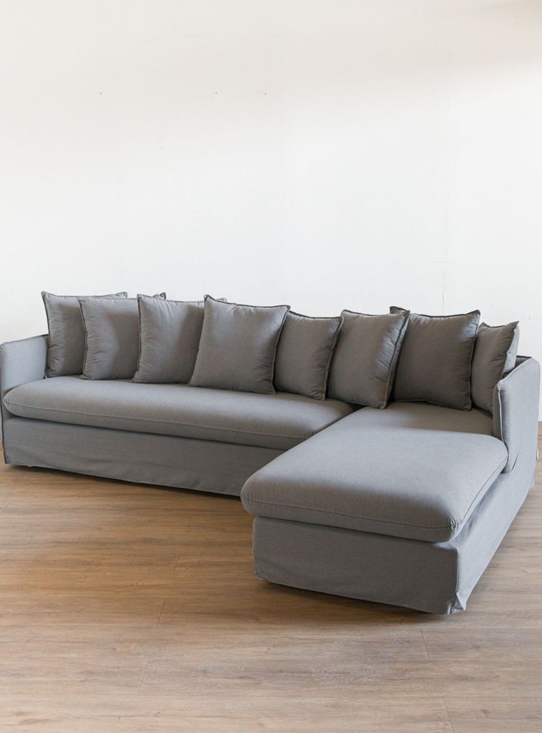 Sofa Jacinta Seccional Derecho Gris H New-2