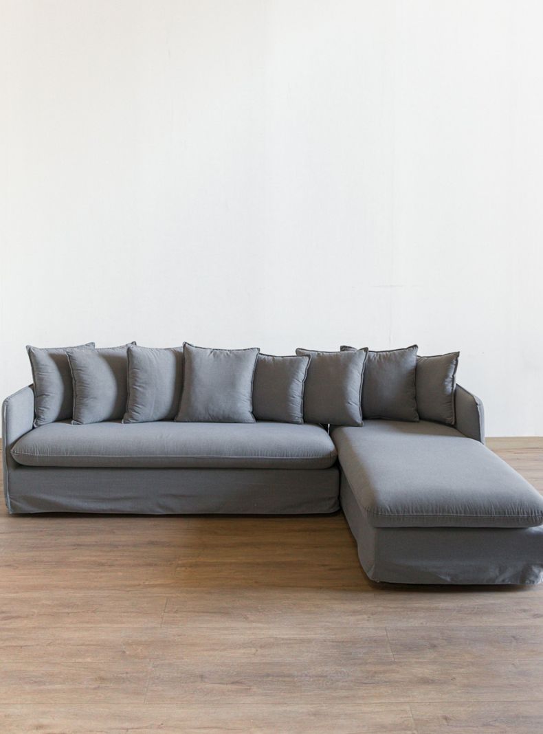 Sofa Jacinta Seccional Derecho Gris H New-3