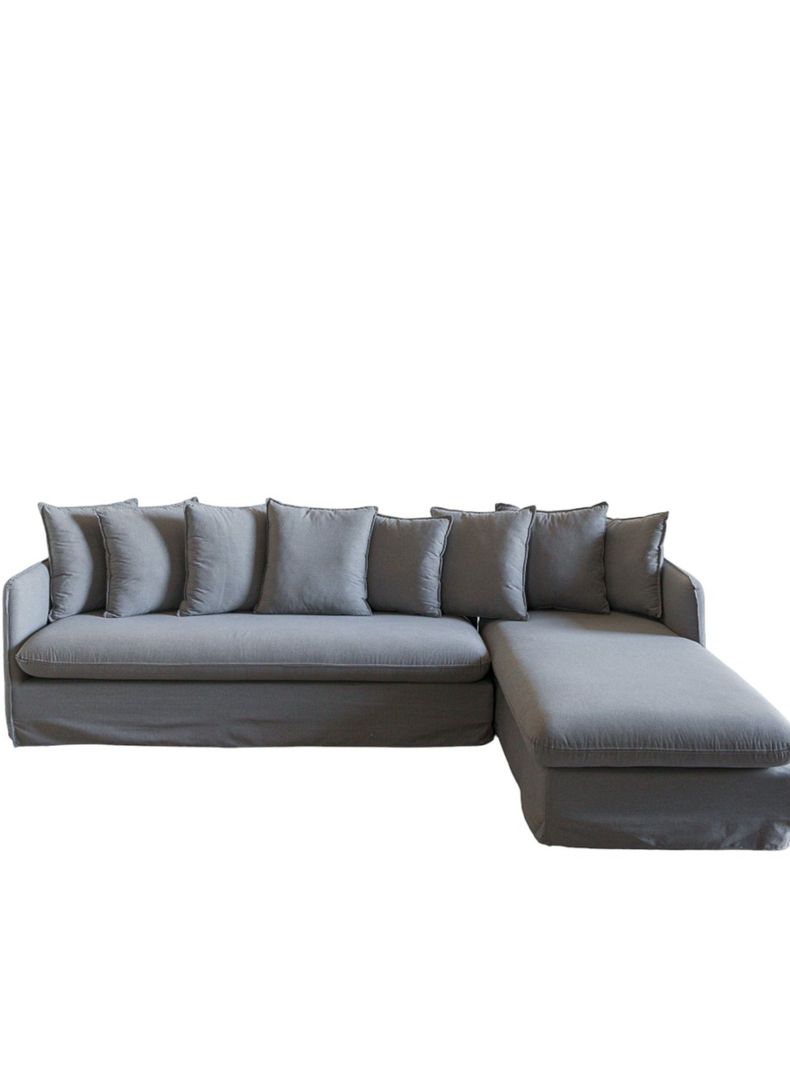 Sofa Jacinta Seccional Derecho Gris H New-4